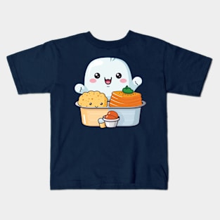 kawaii bento sushi T-Shirt cute  funny Kids T-Shirt